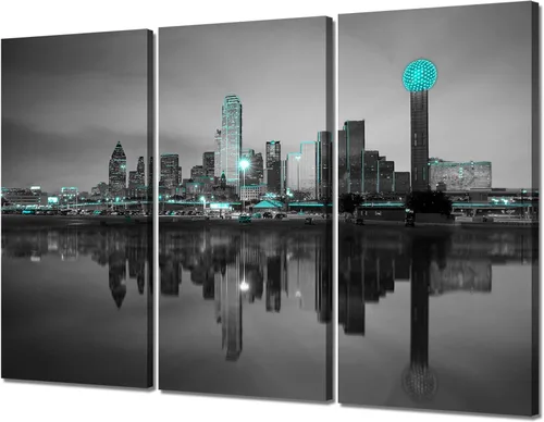 Vista 13 de Arte de pared con puente de Memphis Hernando de Soto, decoración de pared en blanco y negro, paisaje urbano de Tennessee, lienzo, impresión