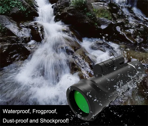 Vista 6 de Telescopio monocular de 16 x 52 pulgadas, telescopio monocular de alta potencia con trípode para teléfono inteligente, bolsa portátil, ideal