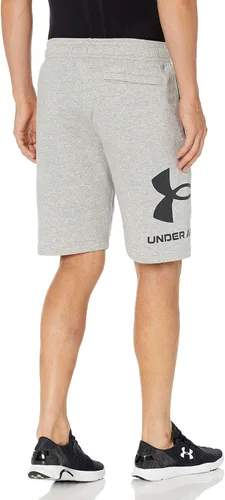 Vista 5 de Under Armour Pantalones cortos Rival Fleece Big Logo para hombre, Negro