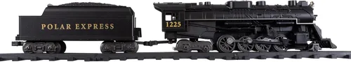 Vista 8 de Lionel El Expreso Polar Juego de Tren Batería Escala O con Control Remoto, Locomotora, Vagones de Tren y Pista con Sonidos Auténticos de Tren, Luces