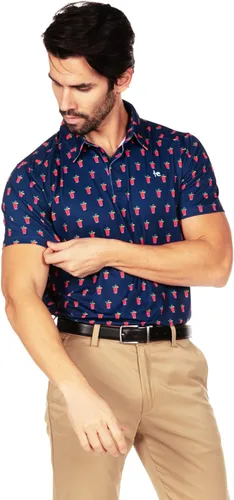 Vista 5 de Tipsy Elves Polo de golf - Polo deportivo de rendimiento para hombre