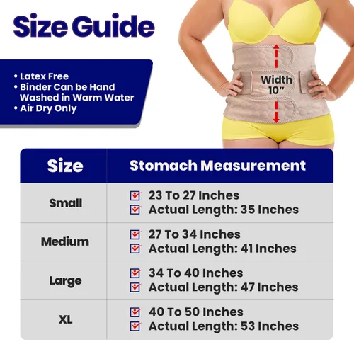 Vista 7 de ARMSTRONG AMERICA Faja abdominal ancha para el vientre XXL + banda posparto para el vientre y envoltura para el vientre, talla XL