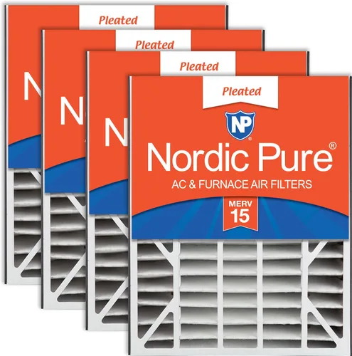 Vista 35 de Nordic Pure 20 x 25 x 5 (tamaño real: 19 3/4 x 24 1/4 x 4 7/8) Filtro de aire Air Bear Merv 8 de repuesto para reducción de olores de carbono puro
