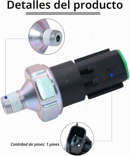 Vista 2 de Sensor de interruptor de presión de aceite para Dodge Jeep Chrylser
