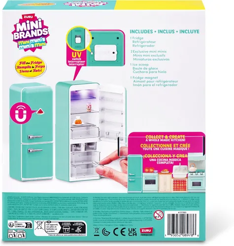 Vista 3 de Mini Brands -Llena el refrigerador Serie 1-1PK Fill The Fridge PLAYSET S1 y 2PK INT Cápsulas S1 Combo