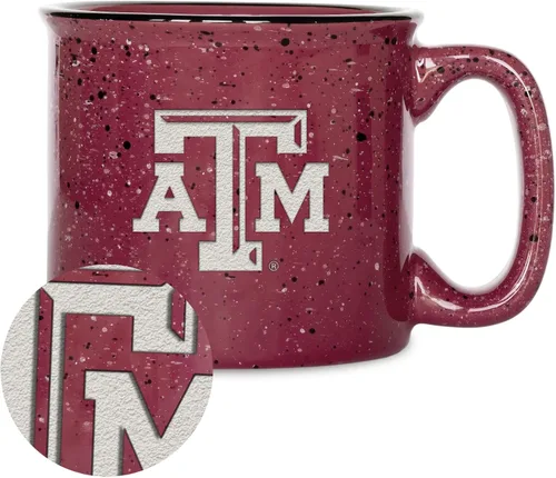 Vista 19 de Rico Industries NCAA Speckle 12oz Laser Engraved Campfire Mug