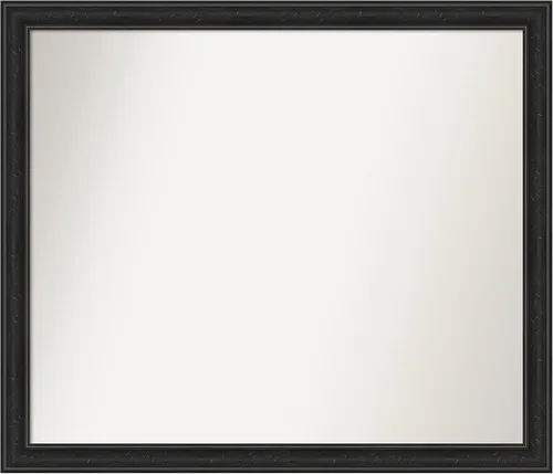 Vista 412 de Amanti Art Espejo personalizado, gran espejo de baño estrecho, espejo de pared o espejo de tocador de baño sobre el fregadero (24 x 24 pulgadas)