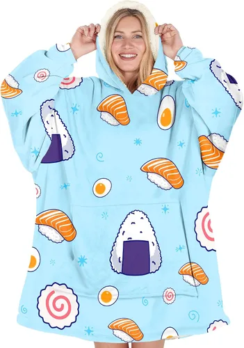 Vista 20 de Warmstorey Manta con Capucha Portátil para Mamá Esposa La Mejor Sudadera de Todos los Tiempos - Regalo de Navidad del Esposo Hija Aniversario