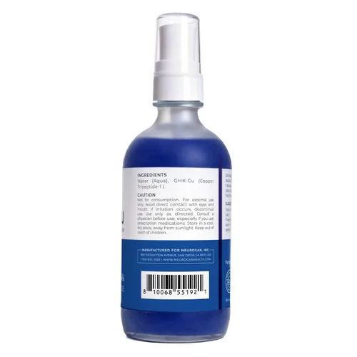 Vista 2 de Neurogan GHK-Cu Suero de Péptidos de Cobre para Cabello y Cuero Cabelludo – 2400mg, 4% Péptidos de Cobre – Fórmula de Absorción Rápida a Base