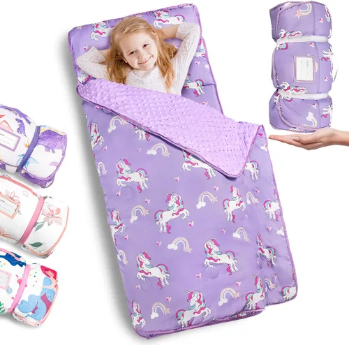 Vista 17 de Primlect - Tapete para siesta con almohada, saco de dormir extra grande grueso Beige