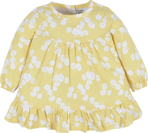 Vista 2 de Gerber Conjunto de 2 piezas de vestido y leggings de manga larga para bebés y niñas pequeñas