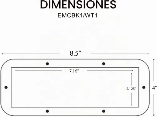 Vista 6 de Enrock Marine Universal in Dash - Cubierta protectora de radio tintada impermeable resistente al agua (base negra)