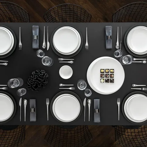 Vista 3 de Villeroy & Boch - Plato NewMoon Gourmet, plato moderno para ocasiones especiales, porcelana premium, apto para lavavajillas, 12.6 pulgadas, blanco