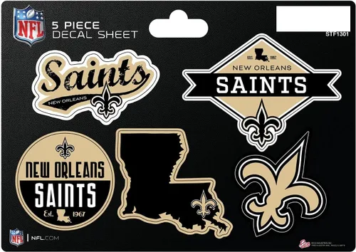 Vista 14 de Rico Industries NFL - Hoja de adhesivos (5 unidades)