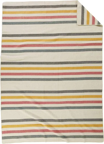 Vista 15 de Pendleton Eco-Wise - Cobija de lana lavable, Lana y mezcla de lana, gemelo Manta lavable para todas las estaciones, individual de 66 x 96 Gris