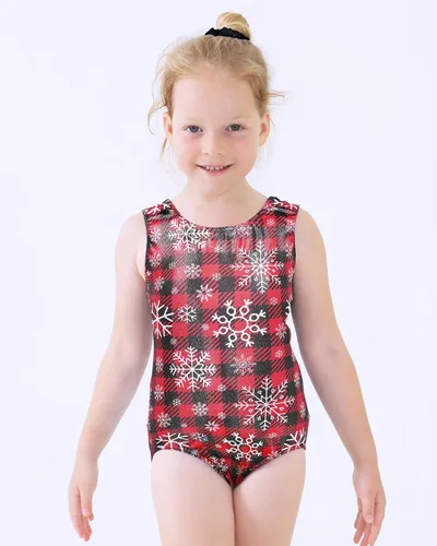 Vista 4 de BAOHULU Leotardos de gimnasia para niñas y niños pequeños con lentejuelas brillantes y parte superior de malla para bailar