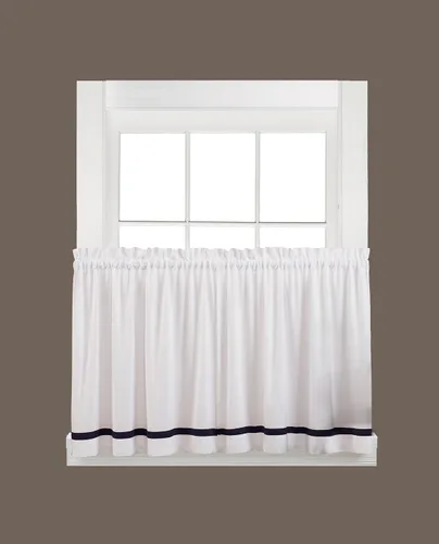 Vista 13 de SKL Home Sutton Cenefa para ventana, 18 x 38 pulgadas, Burdeos