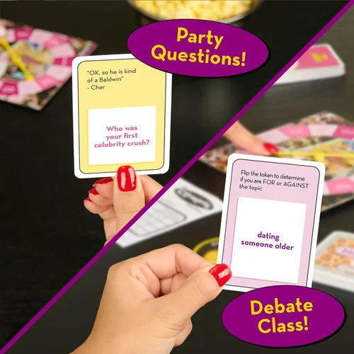 Vista 4 de Clueless Juego de fiesta - Ugh as if! Edition - Juego de mesa para adultos