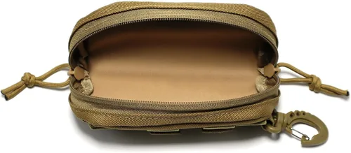 Vista 7 de Tactical Molle Glasses Case Tactical Eyeglasses Case Shockproof Sunglasses Carrying Protective Box with Clip