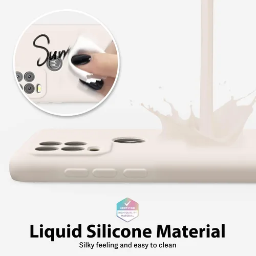 Vista 4 de oakxco para Motorola Moto G Stylus 5g 2021 Funda de teléfono de silicona líquida, delgada y suave, de goma de caucho, TPU, cubierta simple y lisa