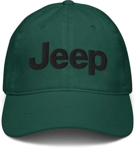 Vista 2 de Jeep Wordmark Logo (Negro) Gorra de béisbol ajustable