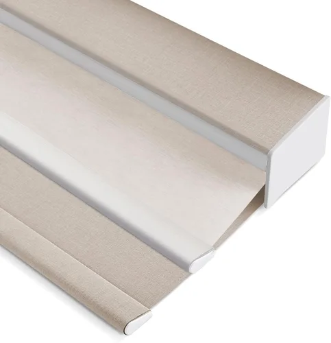 Vista 5 de Manual Day & Night Roller Shade (82010L Grey) Dual layer design for flexible light control, privacy adjustment, UV protection, ideal for bedroom