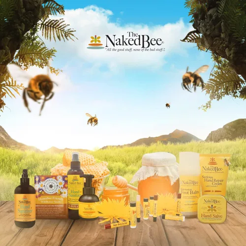 Vista 4 de The Naked Bee Crema de manos seria de coco y miel (8 onzas) Crema nutritiva intensiva para una mano más suave y más suave, humedad profunda