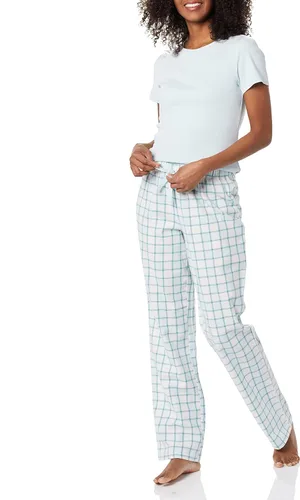 Vista 3 de Tienda Essentials - Pantalón de dormir de franela para mujer (disponible en tallas extragrandes)