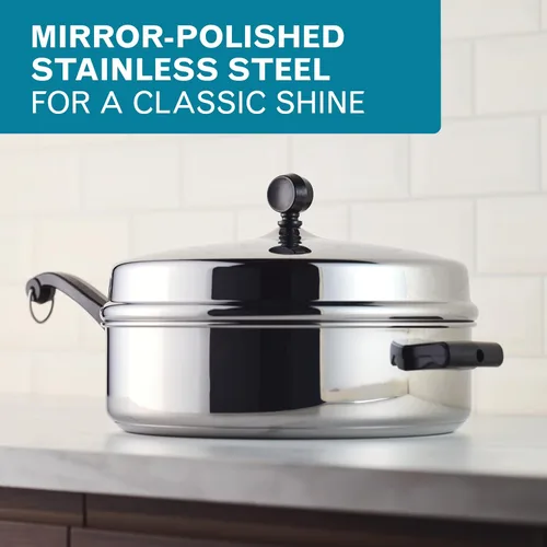 Vista 84 de Farberware Olla clásica de vapor hecha en acero inoxidable, 3 qt.