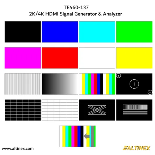 Vista 4 de Generador de señal HDMI 2K/4K, analizador y probador de cables
