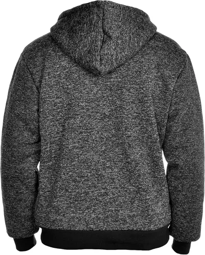 Vista 24 de Chaqueta con capucha con cremallera completa y forro de sherpa
