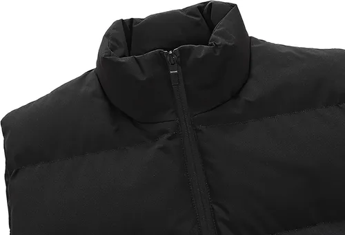 Vista 7 de Chaleco de invierno para hombre de forro polar difuso Sherpa sin mangas ligero cárdigan acolchado abrigo