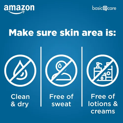 Vista 2 de Amazon Basic Care Paquete variado familiar de vendajes adhesivos transparentes y transparentes, suministros de primeros auxilios y cuidado
