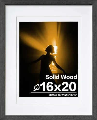 Vista 196 de Egofine - Portarretratos de 4 x 6 pulgadas, de madera maciza con plexiglás, para fotos de 3.5 x 5 con paspartú o de 4 x 6 sin paspartú, para colocar