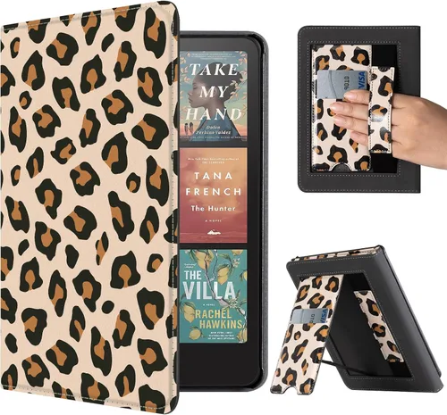Vista 59 de CoBak Funda con soporte para Kindle Paperwhite - Funda de piel sintética duradera con función de apagado y encendido automático, ranura