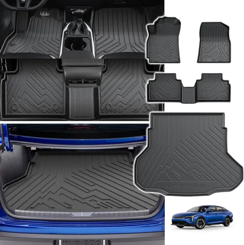 Vista 58 de Powerty Alfombrillas para Jeep Grand Cherokee L 2021-2025 (solo reposabrazos central de 6 plazas sin segunda fila), accesorios de revestimiento