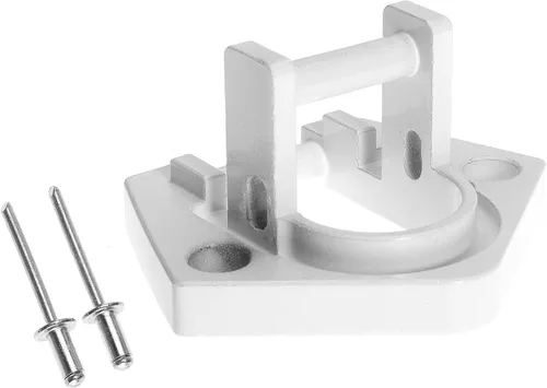 Vista 4 de Soporte inferior de pie para toldo de RV para Dometic, hardware redondeado para Sunchaser II, pieza de repuesto de hardware redondeado de RV