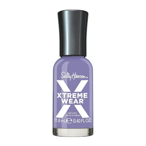Vista 160 de Sally Hansen Xtreme Wear Esmalte de uñas sin rayas, acabado brillante, duradero, resistente a las astillas, transparente, color de uñas plateado 130