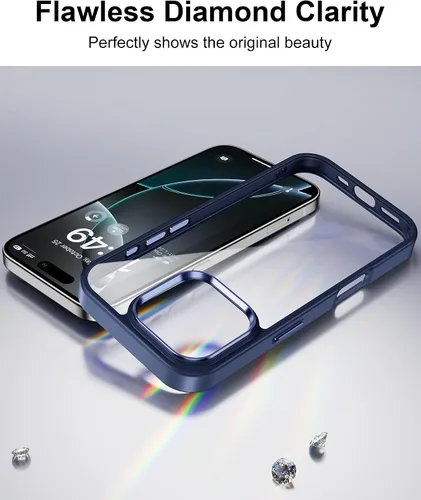 Vista 372 de HOOMIL Funda para iPhone 7 Plus/iPhone 8 Plus de 5.5 Pulgadas, sin amarillamiento, protección contra caídas, cubierta trasera dura transparente