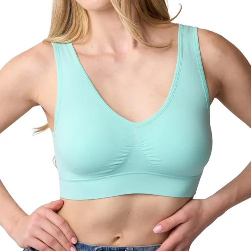 Vista 9 de Coobie Brasier sin costuras de cobertura completa para mujer con acolchado extraíble para mayor comodidad