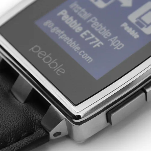 Vista 7 de ArmorSuit Pebble Steel - Protector de pantalla para reloj inteligente (2 unidades), cobertura completa, protector de pantalla MilitaryShield