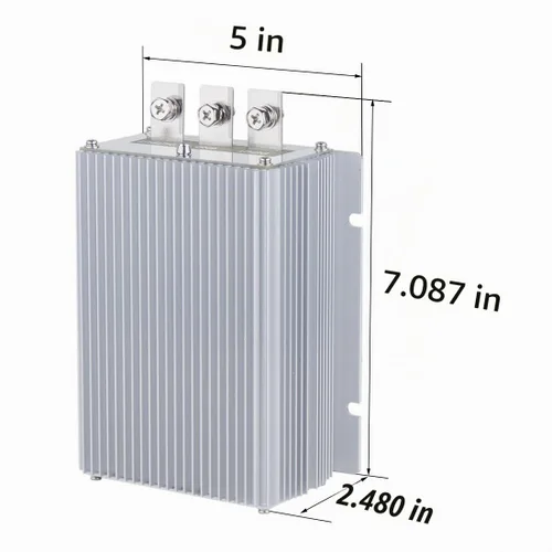 Vista 7 de uxcell Regulador del convertidor de voltaje DC 24V a DC 12V 60A 720W Camión Transformador de potencia