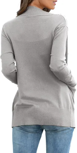 Vista 3 de REDHOTYPE Cárdigan para mujer con bolsillos, casual, ligero, frente abierto, suéteres para mujer (S-2XL)