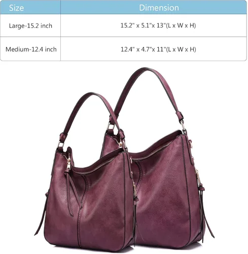 Vista 5 de Bolsos de mano para mujer diseño grande bolso tipo hobo de piel sintética