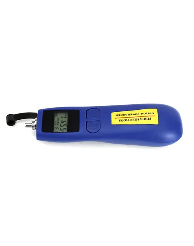 Vista 6 de QWORK Medidor de potencia óptica, -70 ~+10 dBm, con interfaz universal de 0.098 in, medidor de luz de fibra para probar 6 longitudes de onda