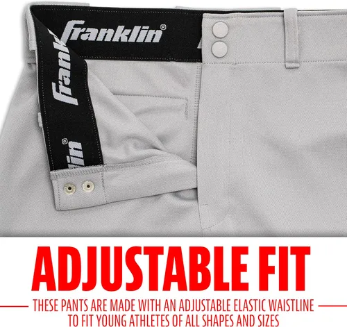 Vista 3 de Pantalones Franklin Sports de béisbol ajuste clásico para joven