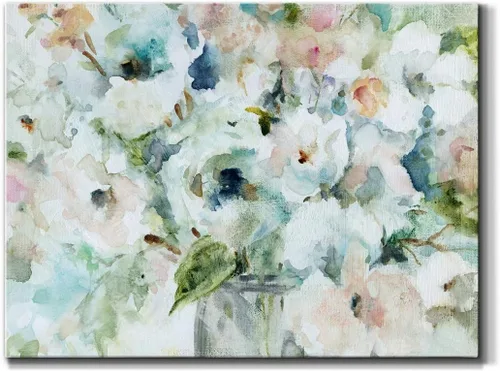 Vista 74 de Renditions Gallery Arte de pared de bosque otoñal, decoración de lienzo premium envuelto en galería, listo para colgar, 12L x 8A, impresión hecha