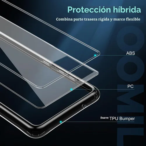 Vista 7 de HOOMIL - Funda para Samsung Galaxy S20, antiamarilleo, transparente