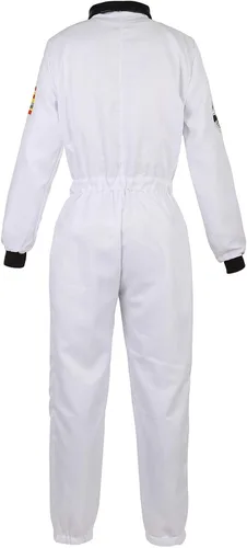 Vista 3 de Disfraz de astronauta para adulto, para mujer, traje completo de Zhitunemi
