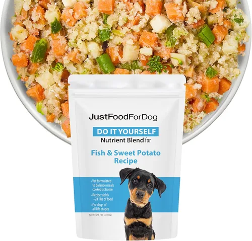 Vista 10 de JustFoodForDogs Mezcla de nutrientes DIY para comida casera para perros, carne de res y papa russet, 4.55 onzas